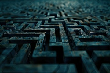 High Quality Picture of Tax Code Labyrinth Representing Complexities of Tax Laws