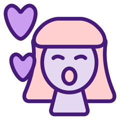 Happy Mom Flat Icon