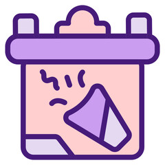 Surprise Day Flat Icon