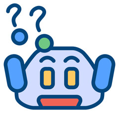 Virtual Assistant Flat Icon