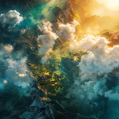 Fototapeta premium Meet the nature of the sky