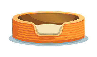 Warm Oval Brown Pet Bed Home