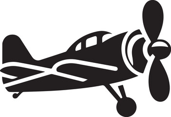 propeller plane vector art