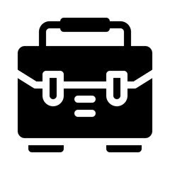 Briefcase glyph icon