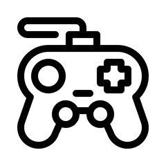 Game controller line icon