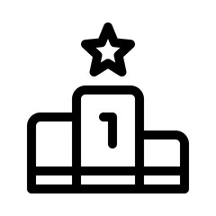 Leaderboard line icon