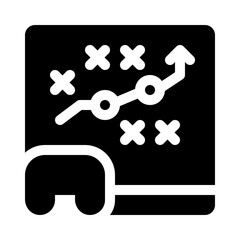 Strategy Game glyph icon