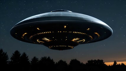 ufo in space