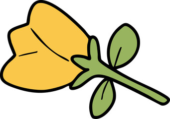 Cartoon, garden, gardening, trees and flowers, element, cute picture, illustration