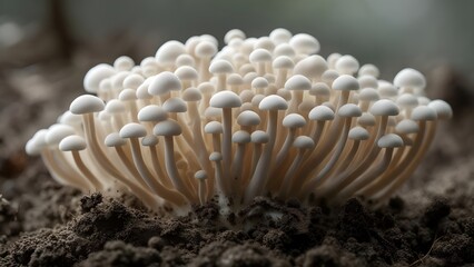 Mycelium network organic texture background