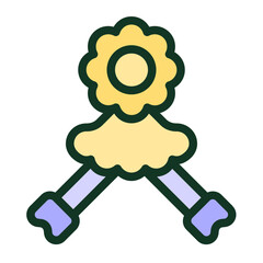 Flower Garland Flat Icon