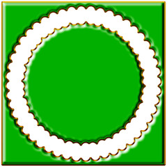 vector illustration of an abstract background with green leaves