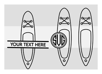 Surfboard SVG Silhouette Bundle, Surfing Silhouette, Summer Svg, Surf boards Svg, Surfing Board Svg, Surfboard Png, Surfboard Monogram Svg, Split Monogram, Circle Monogram 