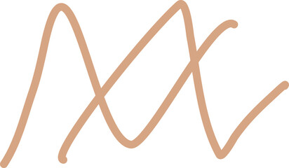 Line Zigzag boho design