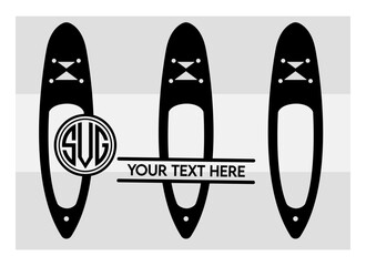 Surfboard SVG Silhouette Bundle, Surfing Silhouette, Summer Svg, Surf boards Svg, Surfing Board Svg, Surfboard Png, Surfboard Monogram Svg, Split Monogram, Circle Monogram 