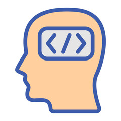 Machine Learning Flat Icon