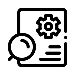 Research and Development line icon