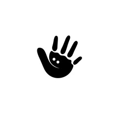 Father Day hand silhouette 