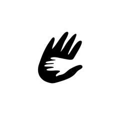 Father Day hand silhouette 