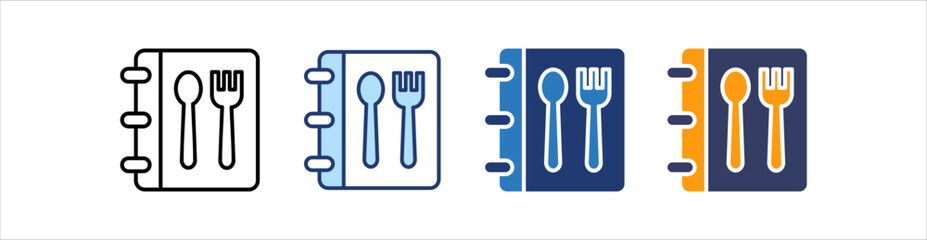 Menu Icon Set Multiple Style Collection  