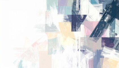 Fototapeta premium Blending abstract light color background with watercolor splashes