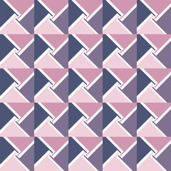 Seamless geometric pattern with monochrome triangles