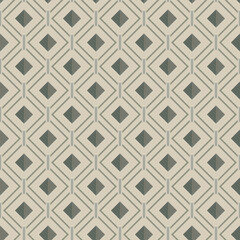Seamless geometric pattern with monochrome reckite or diamond shape