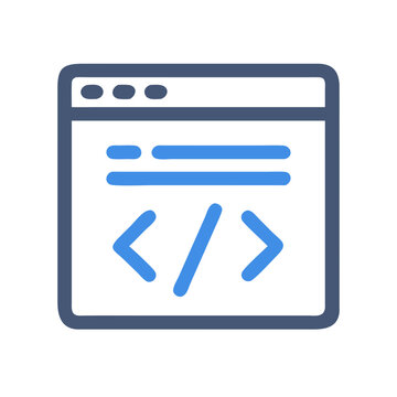 html code snippet icon design