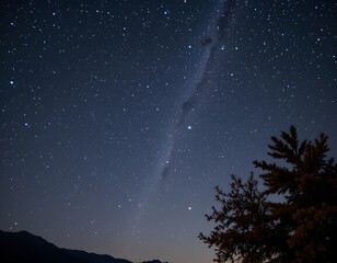 Fototapeta premium realist night sky capturing the orion constellation with detailed star patterns and subtle glow