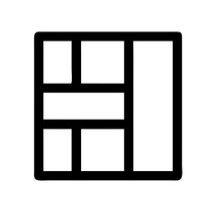 layout structure grid icon design