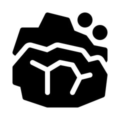 Gold Nugget glyph icon