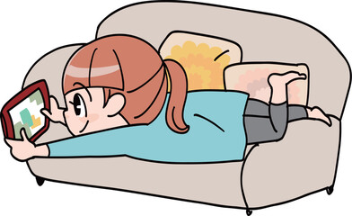 全然机に向かわないでゲームしている子供