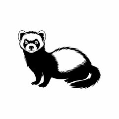 Ferret vector ilustration 