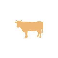 Eid Al Adha with cow vector illustration 