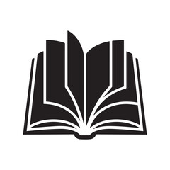 Reading Book silhouette graphic design Silhouette white background