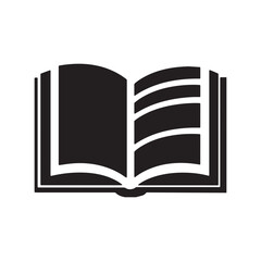 Reading Book silhouette graphic design Silhouette white background