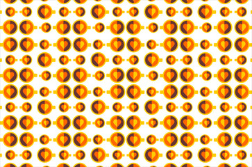 Coffee latte pattern for background, backdrop, wallpaper, packaging, textile, fabric and other commercial needs. Isolated concept. Vector illustration.