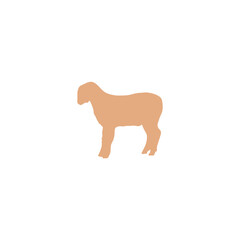 Eid Al Adha sheep and goat. Celebration of Muslim holiday the sacrifice