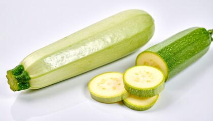 Marrow vegetable isolated on white background 
