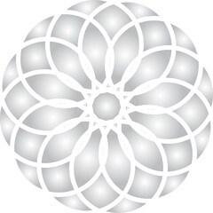 Naklejka premium Circle diagram overlapping for banners, placards, posters, flyers