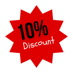 10% discount vector illustration commercial	