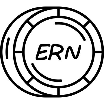 Eritrean Nakfa Coin Icon