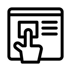 Fingerprint Sensor line icon