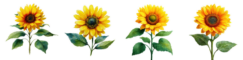 Obraz premium Bright and Cheerful Sunflower Arrangement with Vibrant Colors