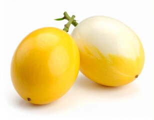 Whole marula fruit isolated on white background