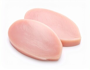 Turkey steak isolated on white background