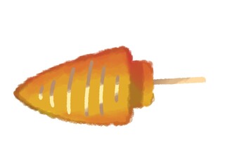 Sweet and spicy octopus satay