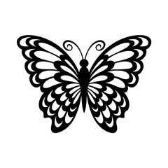 Beautiful butterfly vector art design for cricut and silhouette cutting machines svg png files