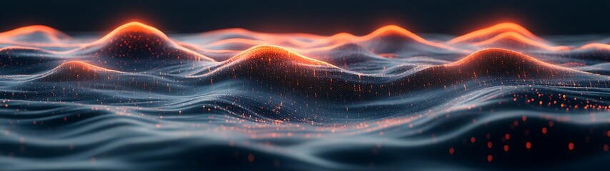 Abstract fiery landscape (2)