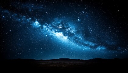 Milky Way over desert